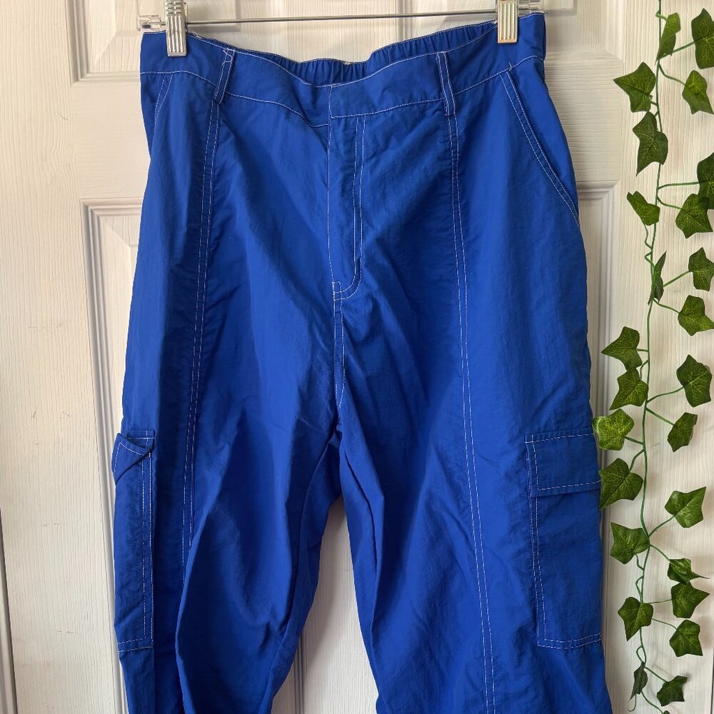 Blue Parachute Pants - OG PRICE 60.00